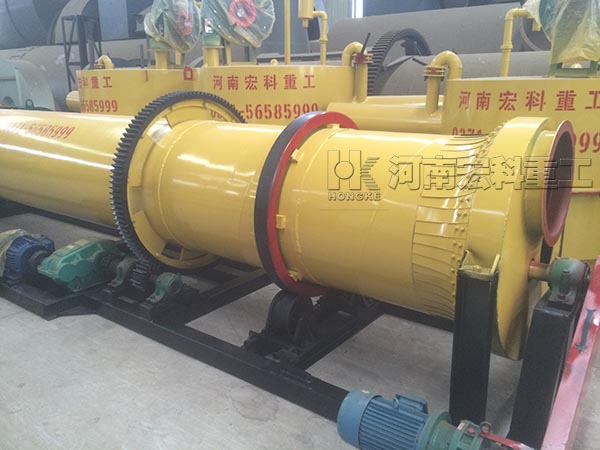  山東的客戶，您采購(gòu)的0.8x6m雞糞烘干機(jī)已發(fā)出